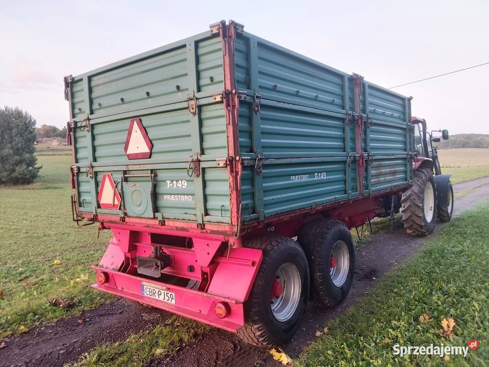Przyczepa wywrotka tandem Praestbro T 149 kujawsko-pomorskie Jabłonowo Pomorskie
