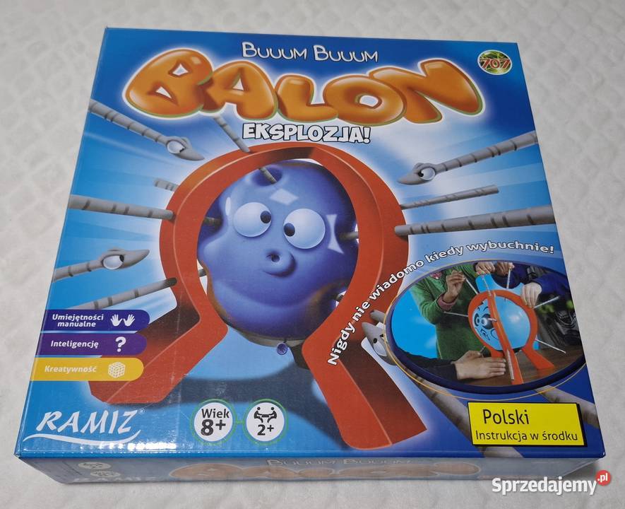 Gra rodzinna Buum Buum Balloon Ramiz Zabawka Czeladź sprzedam