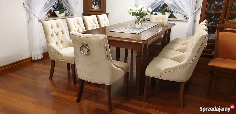 Pikowane krzesło hampton chesterfield glamour z łódzkie