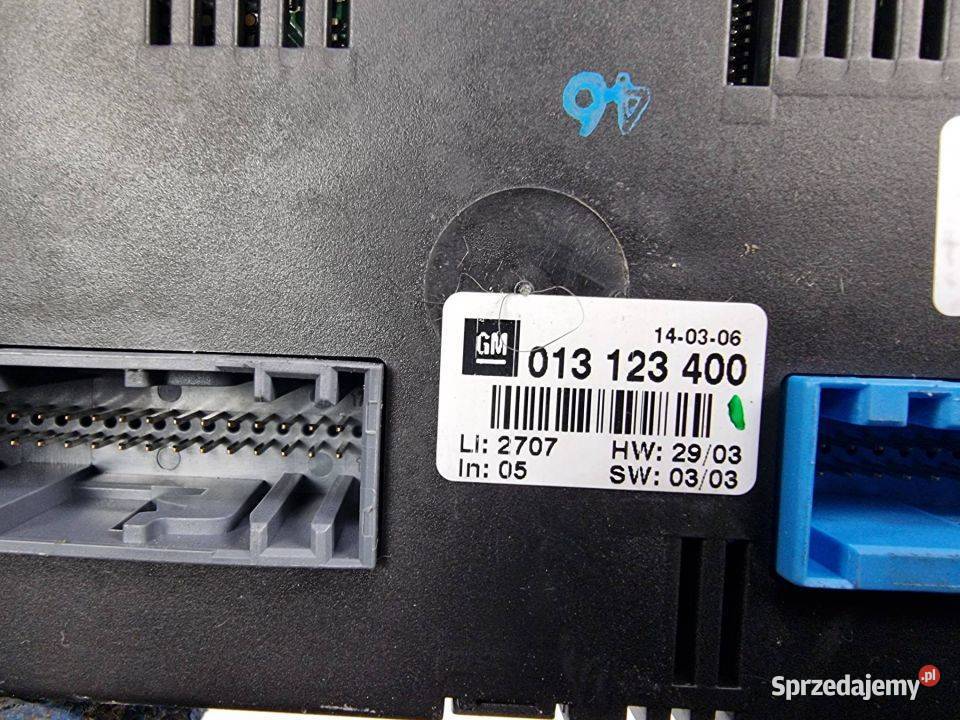 PANEL KLIMATYZACJI OPEL CORSA C 013123400 kujawsko-pomorskie Lipno sprzedam