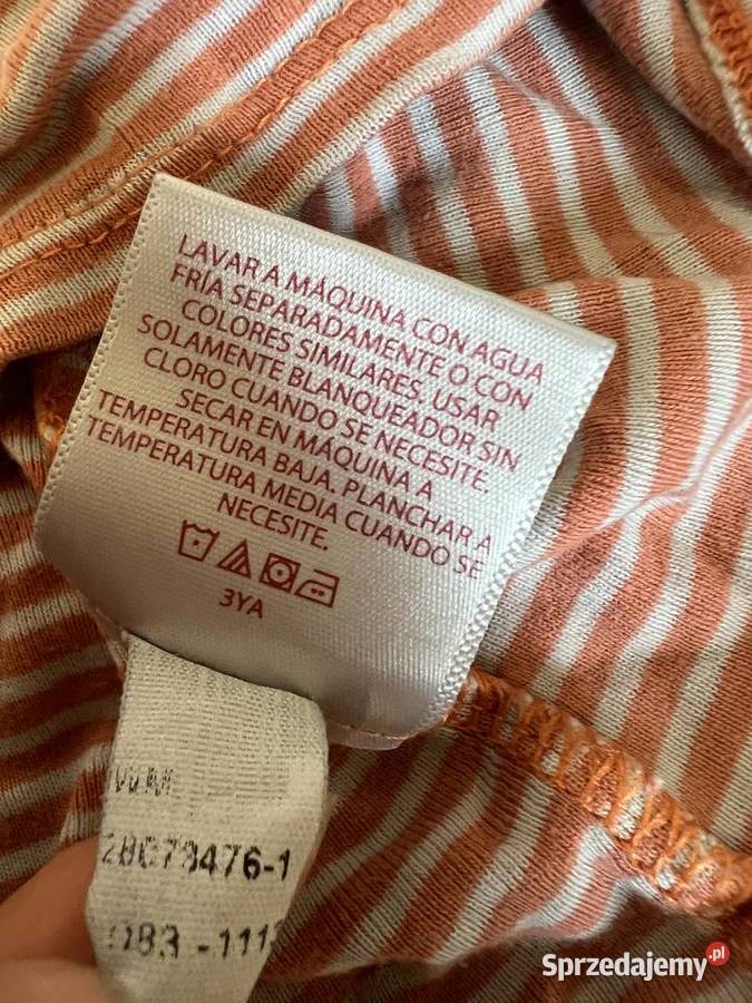 Tshirt koszulka bluzka z krótkim rękawem w paski Jasło