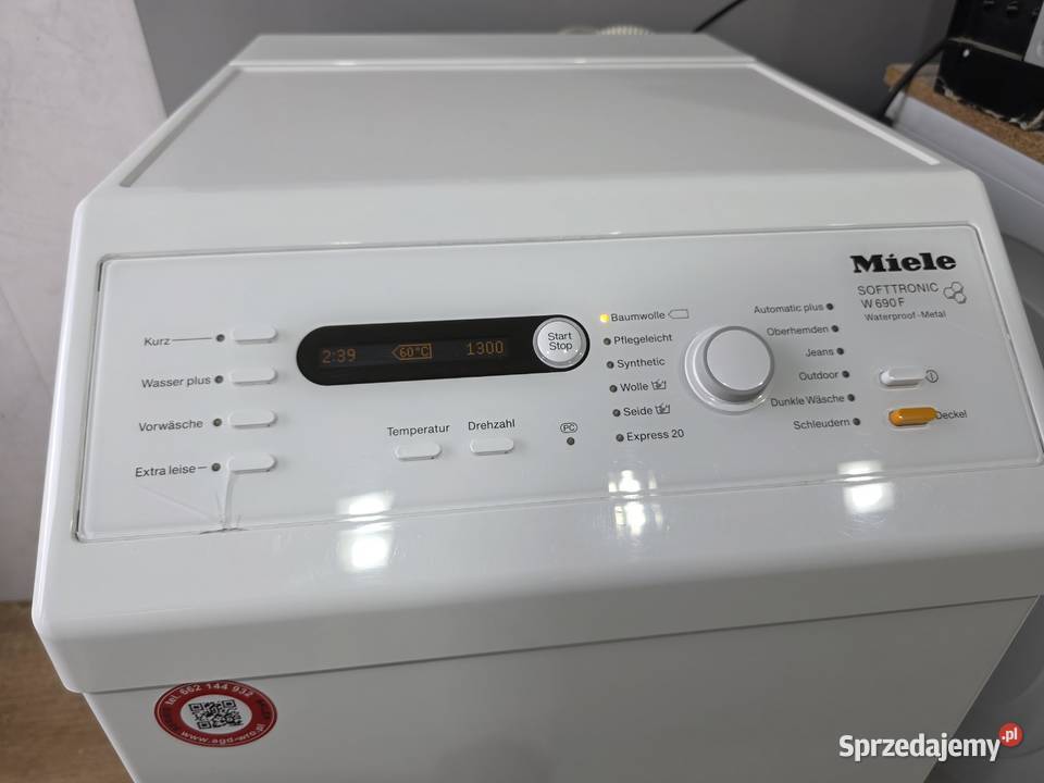 Pralka ładowana góry Miele Softtronic W 690 F
