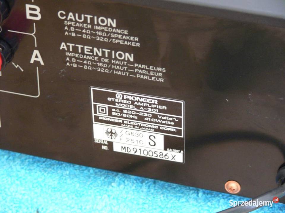 Wzmacniacz Pioneer A301 mocny 410 wat i sprawny Jasło