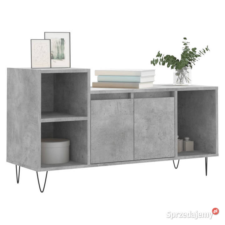 Szafka pod TV szarość betonu 100x35x55 WM831320 Warszawa sprzedam