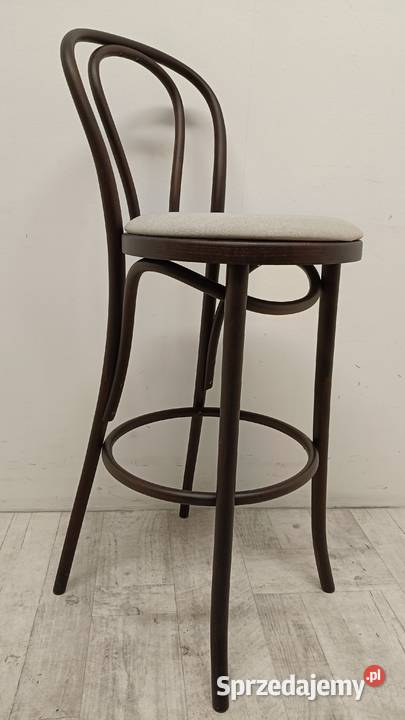 hoker krzesło barowe wysokie buk gięty łódzkie Radomsko
