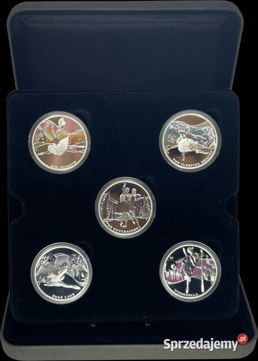 Seria srebrnych monet 999 Światowe Balety Warszawa