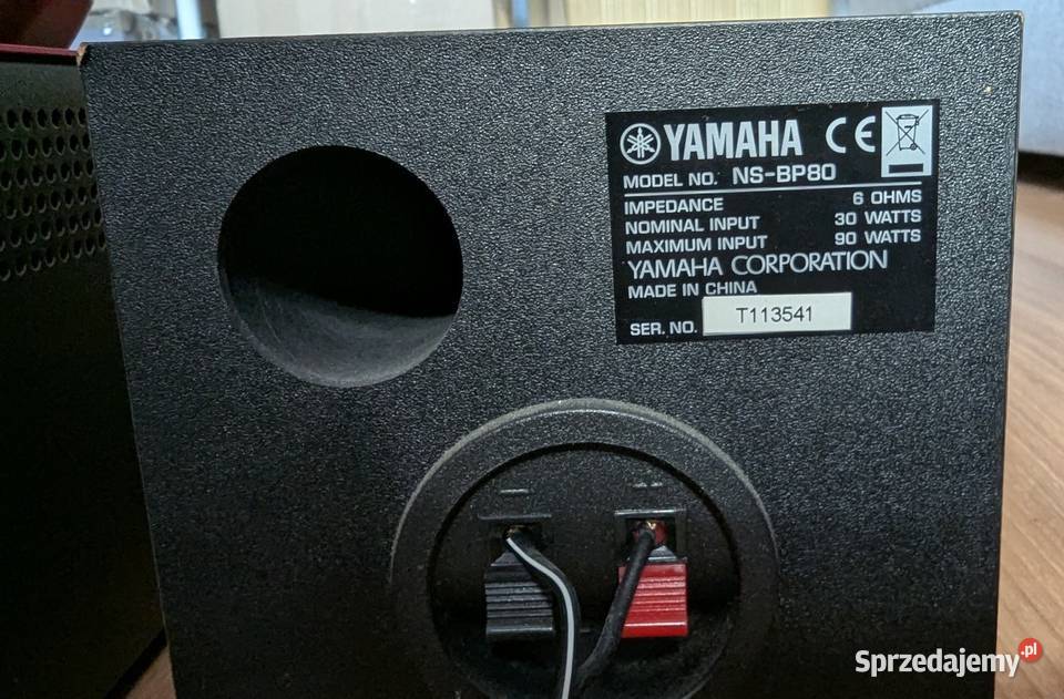 Wieża Yamaha MCR040 CRX040 Czerwona CD USB iPod Warszawa