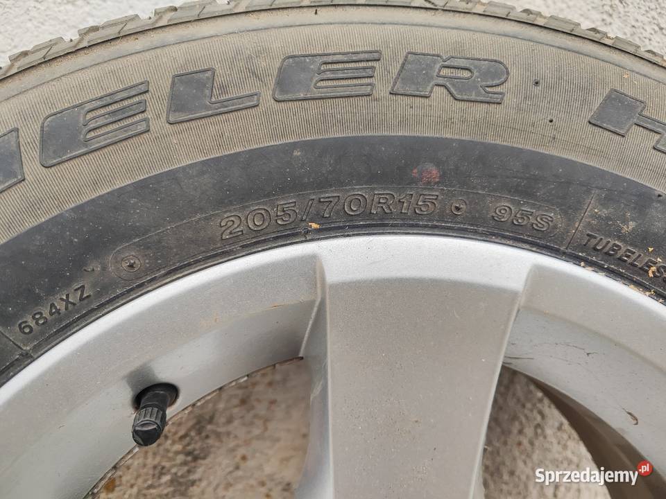 Alufelga 4x4 15 20570 R 15 z opona Bridgestone warmińsko-mazurskie