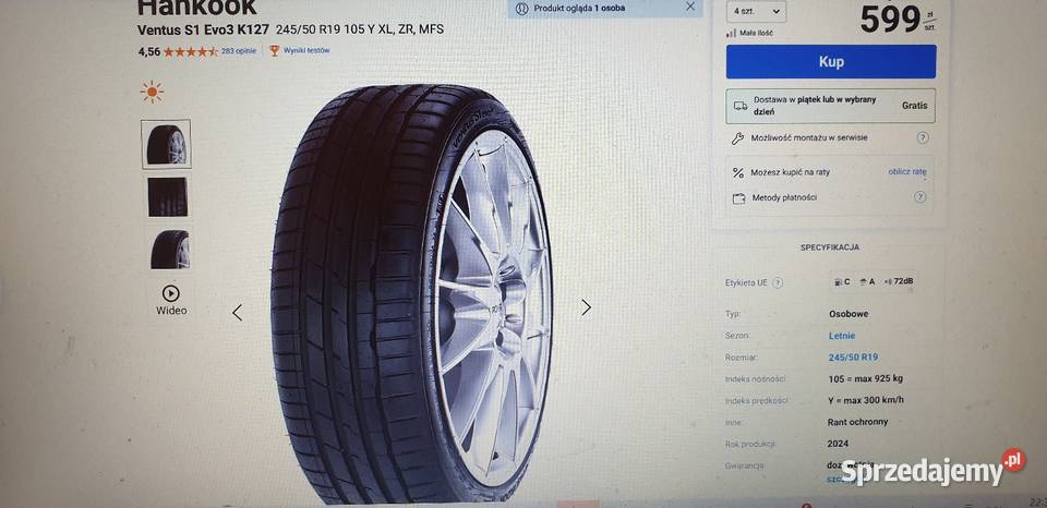 opony 28545R20 zimowe całoroczne letnie 20cale śląskie