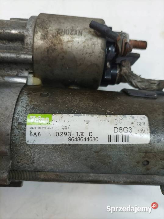 ROZRUSZNIK 9648644680 14 16V Citroen C4 I Rok produkcji 2005 Układ elektryczny silnika