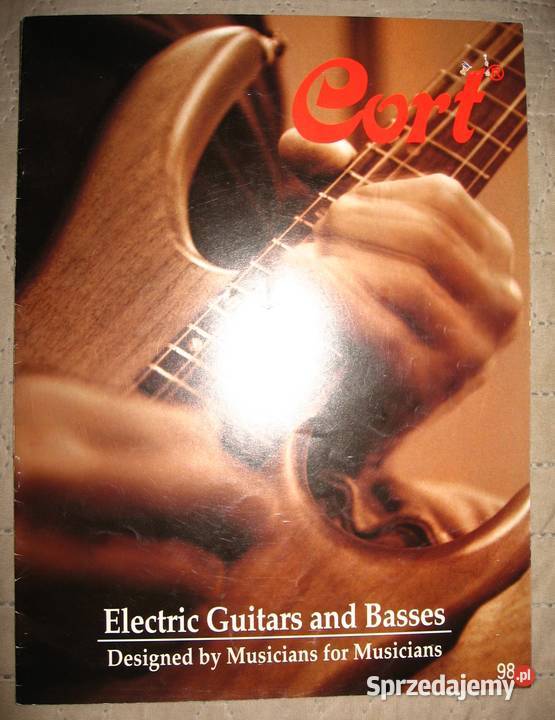 Cort Electric Guitars and Basses 1998 Catalog Kępice sprzedam