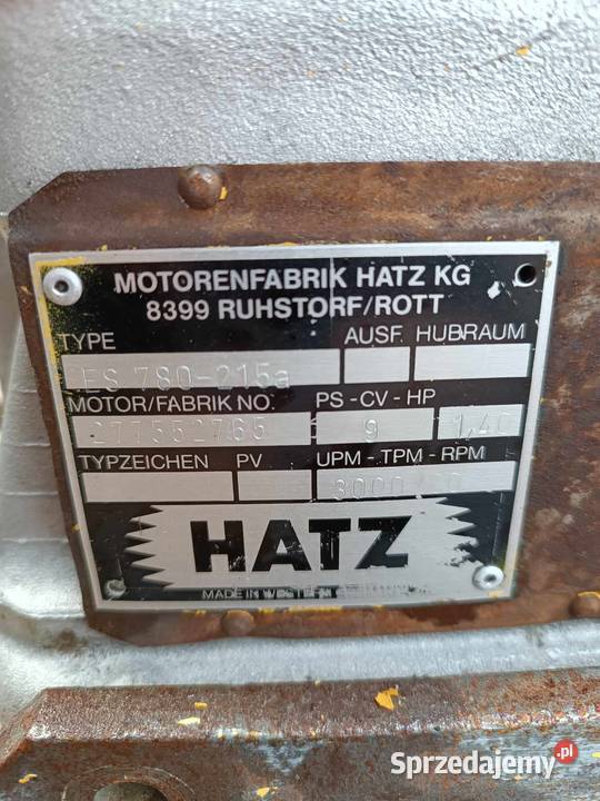 Silnik HATZ ES680 E71 e75 E79 stan do Silnik i osprzęt świętokrzyskie
