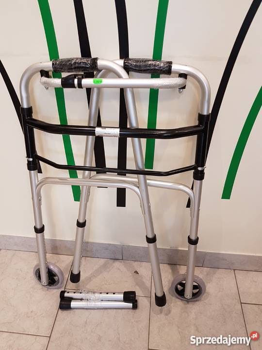 Balkonik stały dwukołowy aluminiowy składany