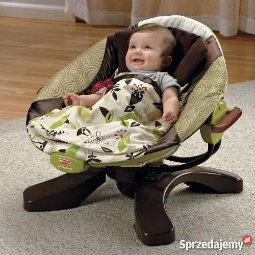 Bujaczek Huśtawka Fisher Zen zielony wielkopolskie Konin sprzedam