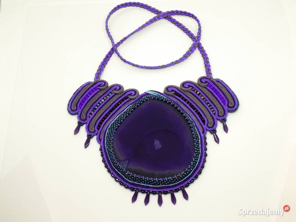 NASZYJNIK Z AGATEM XXL SUTASZ Warszawa