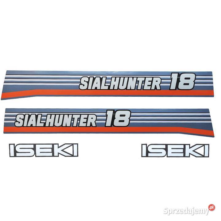 Naklejki Iseki Sial Hunter 18 Tajęcina