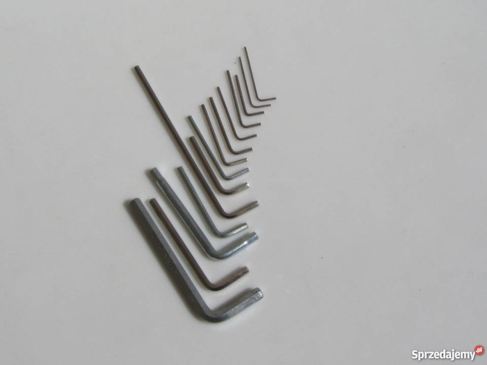 Klucze imbusowe sześciokątne różne rozmiary Olecko