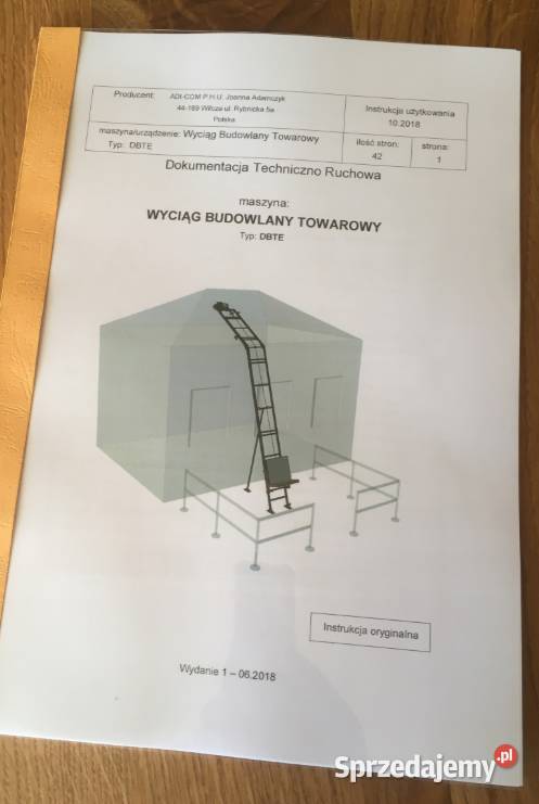 Winda dekarska 18m PV budowlana dekarska Usługi dekarskie Lubań