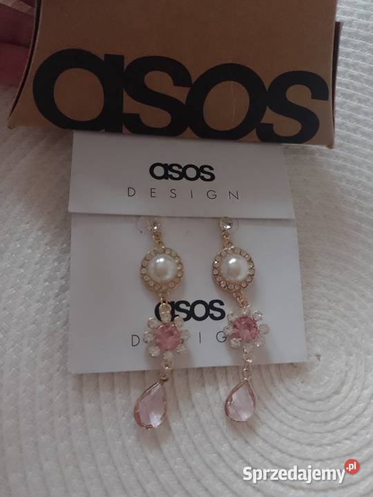 ASOS Długie Bogato zdobione kolczyki z Londynu Kraków sprzedam