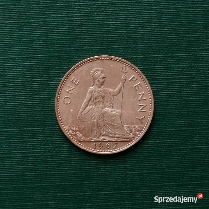 WIELKA BRYTANIA 1 pens 1967r