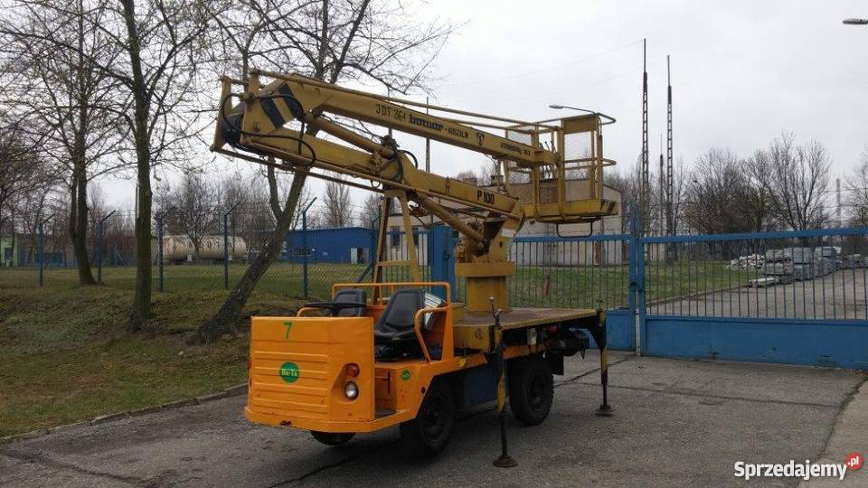 Podnośnik koszowy BUMAR P100 wielkopolskie Poznań