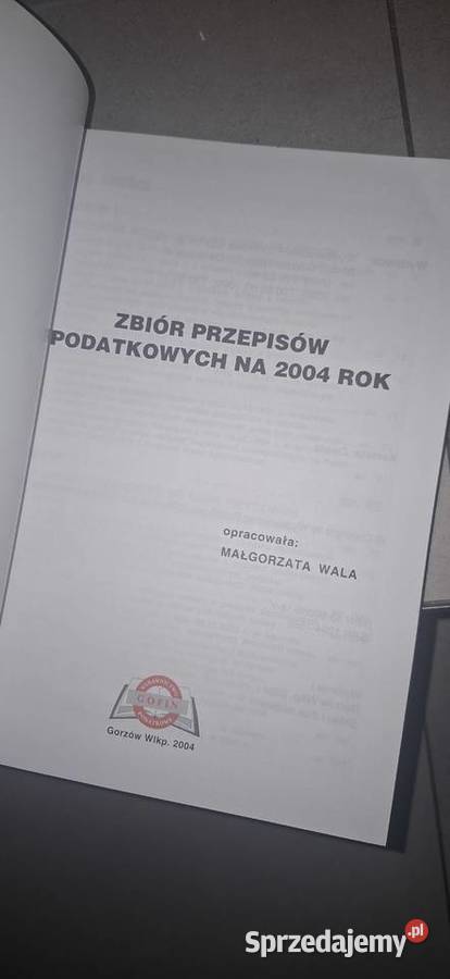 Publikacja PrawnoPodatkowa 2004 Unikatowe Leszno