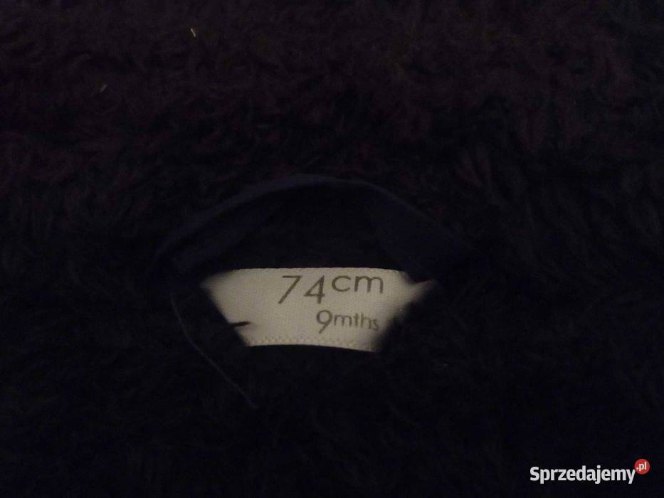 Kurtka z kapturem ocieplana niemowlaka 9m+ Stargard