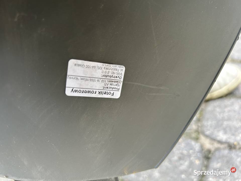 Fotelik rowerowy Hamax Siesta czarny Stara Wieś