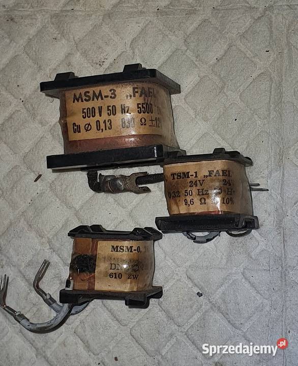 Cewka stycznika MSM2 220V 50Hz Elektryka i akcesoria dolnośląskie Wrocław