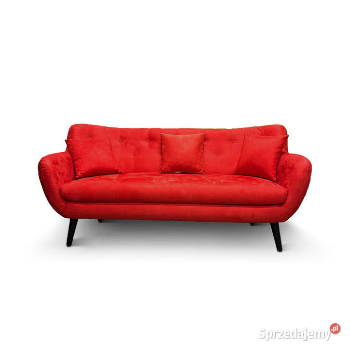 Czerwona sofa premium idealna do biura domu Kraków