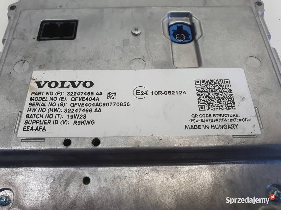 Volvo XC40 WYŚWIETLACZ EKRAN NAWIGACJI Nawigacje fabryczne Chełm sprzedam