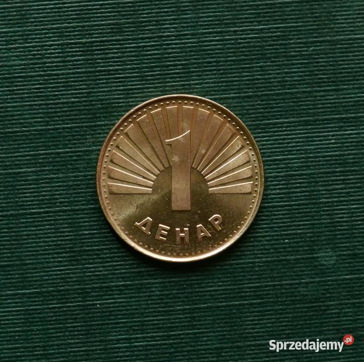 Macedonia Północna 1 denar 2008r Gliwice