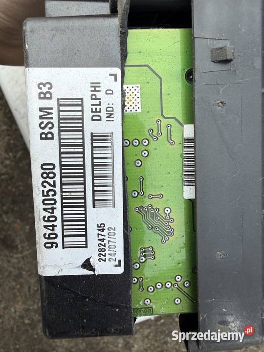 Moduł BSM PEUGEOT 307 20 HDI 02r 9643537980 Ostrów Wielkopolski