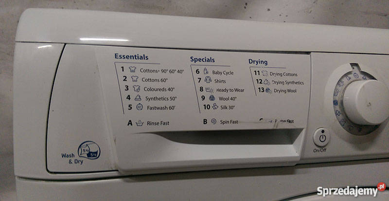 Pralko Suszarka Hotpoint WDL740 7 14OO obr wolnostojące Kraków sprzedam