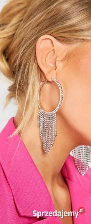 ASOSWytworne długie Bogato zdobione Kolczyki małopolskie sprzedam