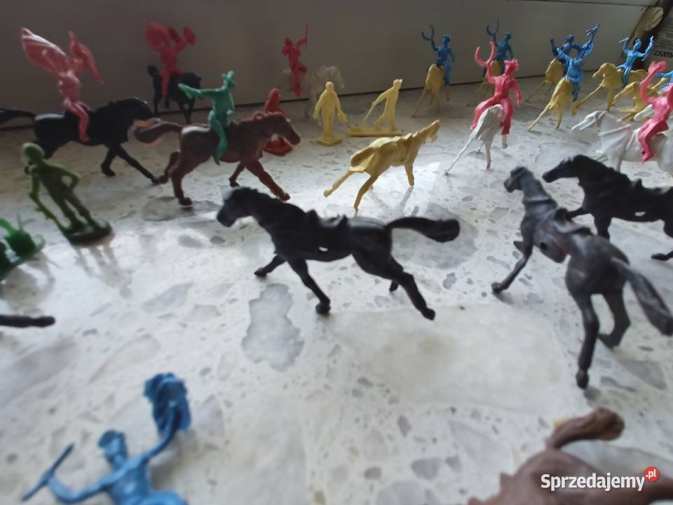 Mini figurki żołnierzyki indianie kowboje Rzeszów