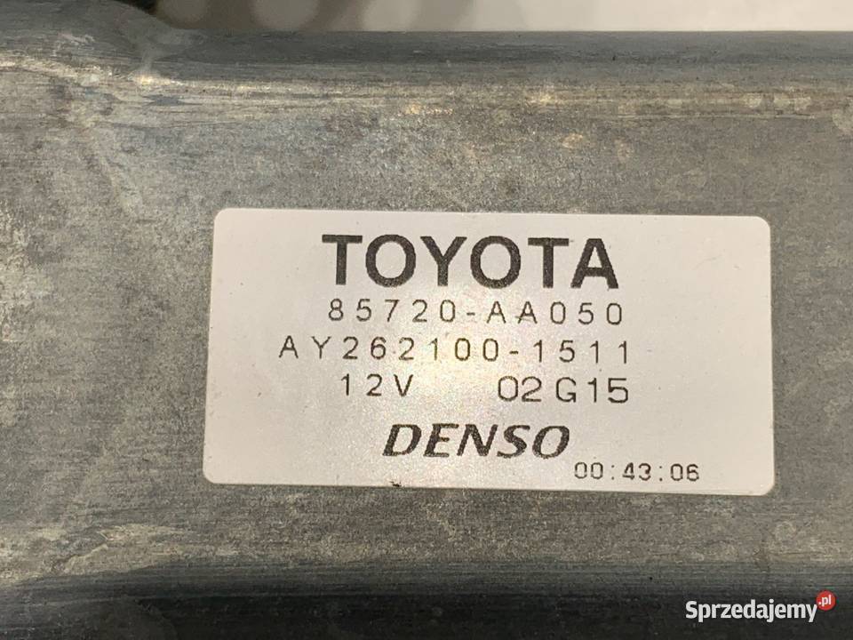 PODNOŚNIK SZYBY LEWY PRZÓD TOYOTA COROLLA E12 sprzedam