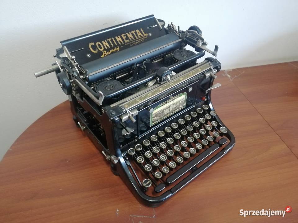 Stara maszyna do pisania CONTINENTAL lata 20
