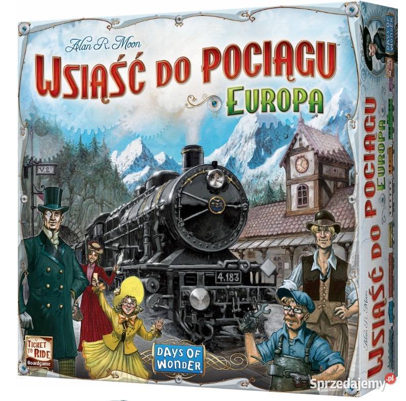 GRA PLANSZOWA WSIĄŚĆ DO POCIĄGU EUROPA REBEL Gdańsk