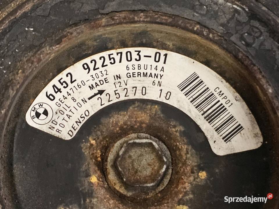 BMW 3 5 20 D N47D20C 184 EURO 5 sprężarka