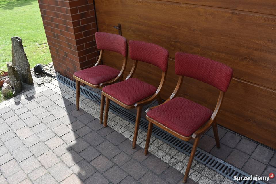 Krzesło Krzesła SKOCZEK PRL Antyk Zabytek KLASYK