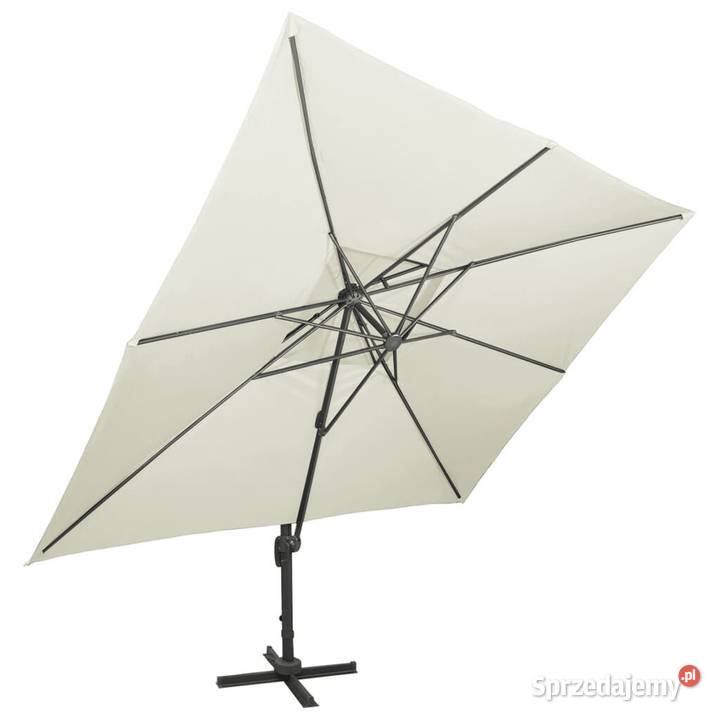 Parasol wiszący z podwójną czaszą 400x300 Parasole ogrodowe mazowieckie