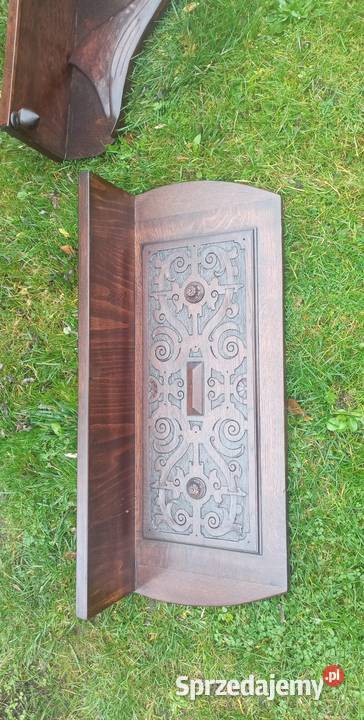 Półka rzeźbiona płyta dębowa Gdańsk sprzedam
