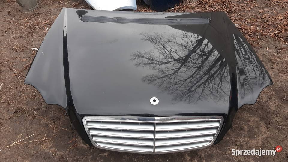 maska kompletna mercedes c W203 CZARNA z grilem Maski Dębno