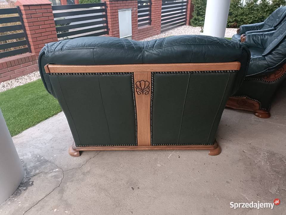 Sprzedam wypoczynek 321 ze skóry Konin