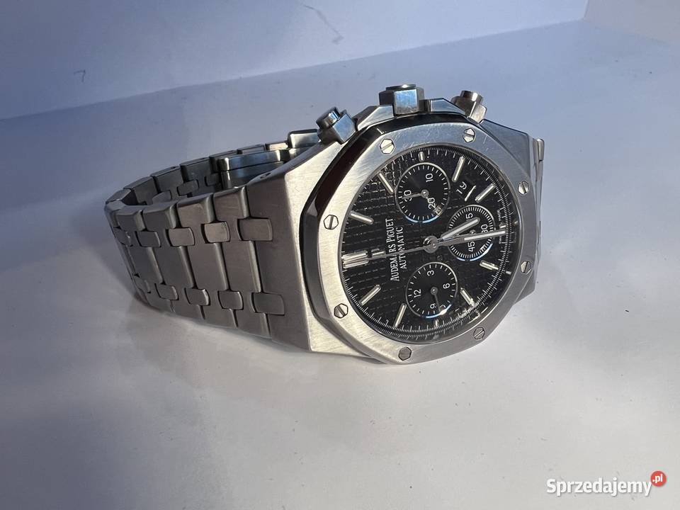 Audemars Piguet Royal OAK Chrono 41mm BLACK na rękę Zamość