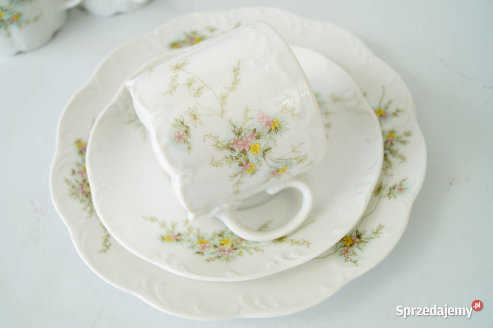Rosenthal Monbijou Grune Ranke serwis kawowy do Gizałki sprzedam