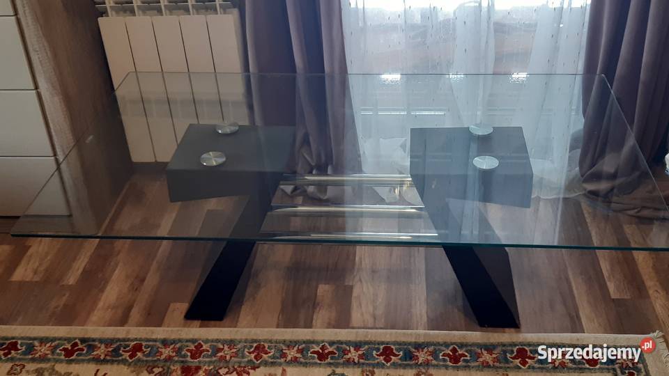 Sprzedam szklaną ławę z hartowanego masywnego Ostrołęka