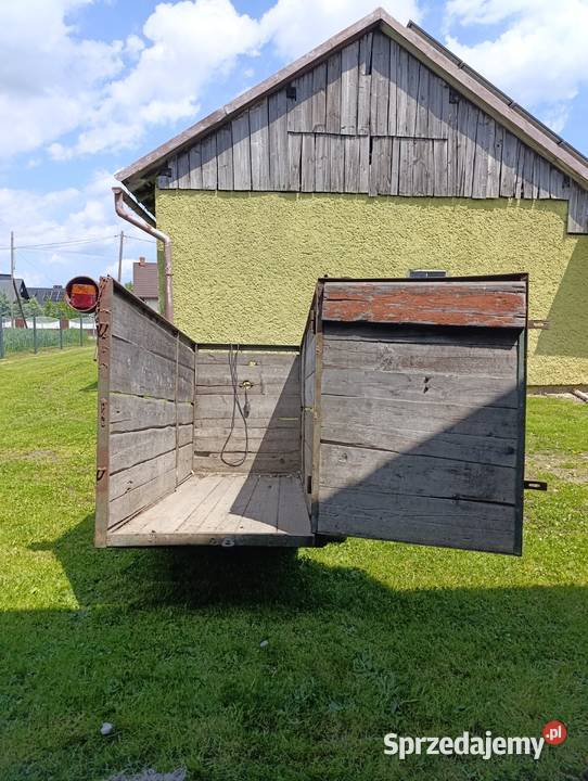 Przyczepa dwukółka śląskie Kończyce Wielkie
