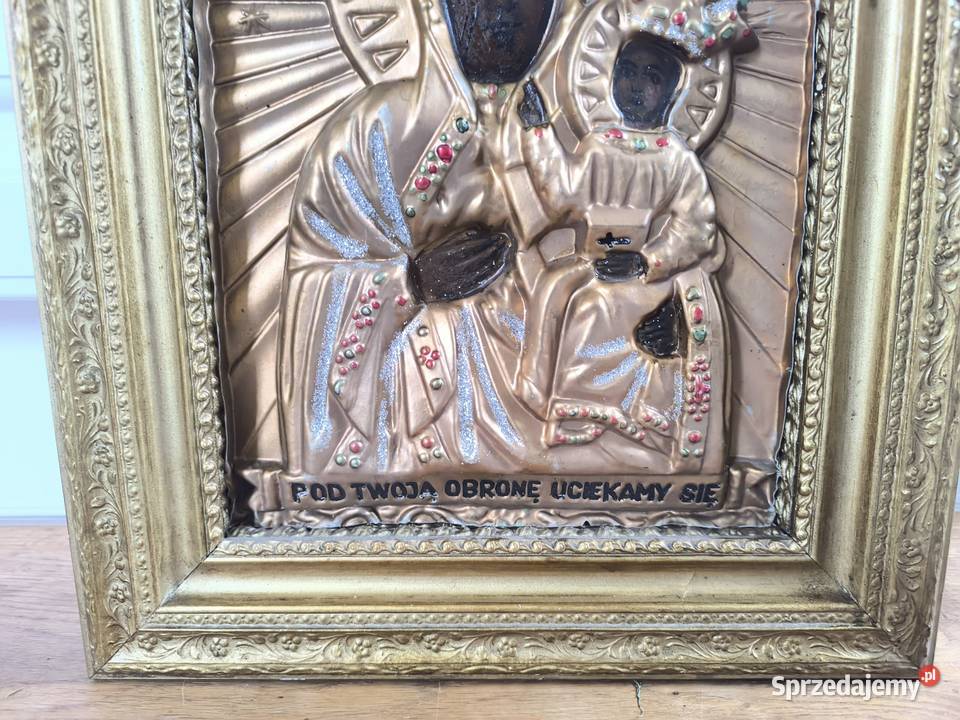 Piękna ikona matka boska częstochowska łódzkie Łódź sprzedam